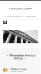 Mobile Screenshot of grundmanlaw.com